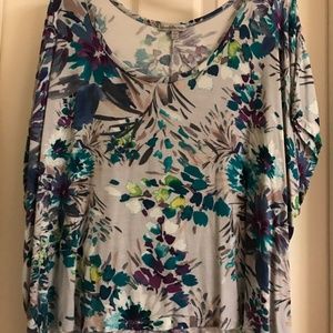 Charlotte Russe Dolman Floral Shirt
